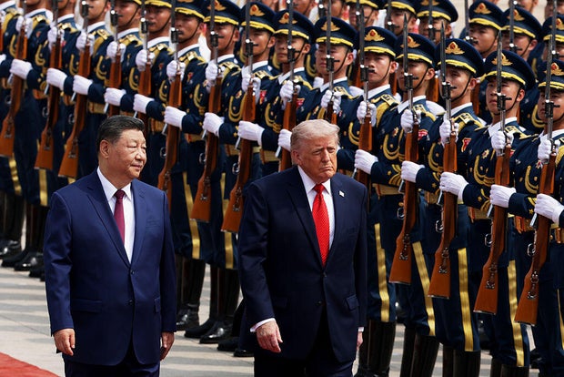 U.S. President Trump Meets With China's President Xi And Attends State Banquet 