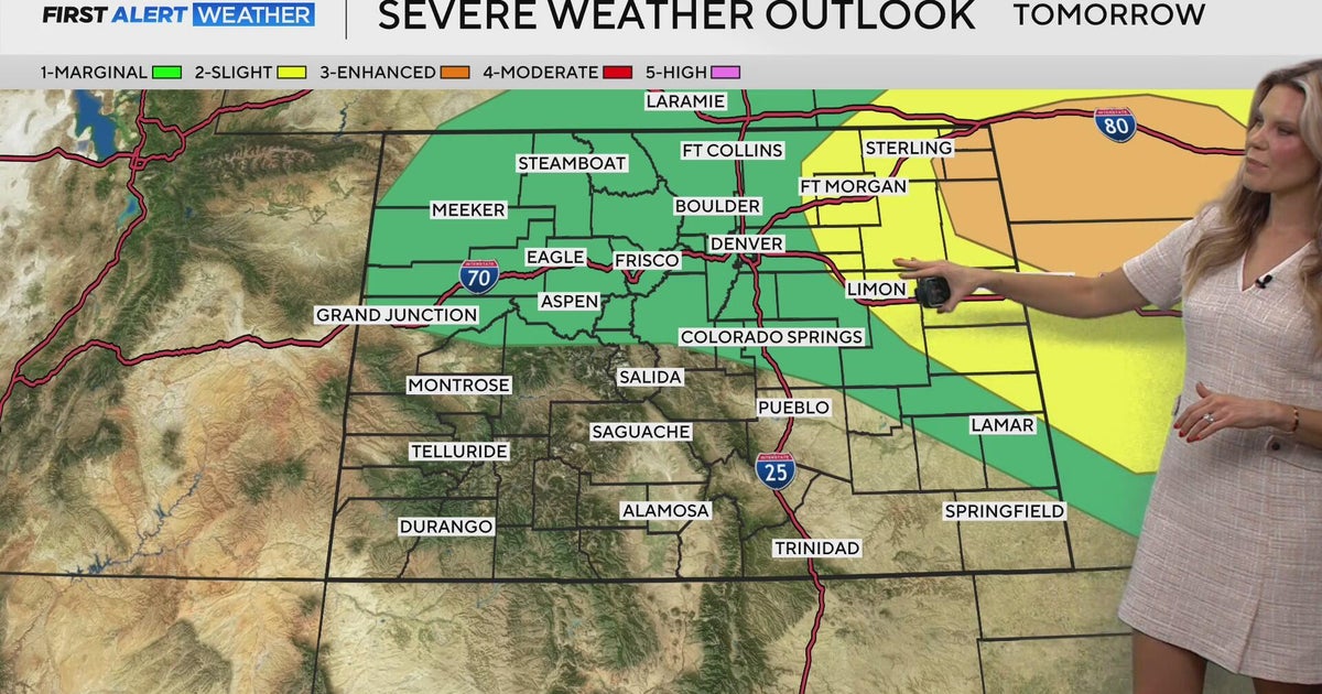 Chances for severe storms return to Denver and Colorado - CBS Colorado