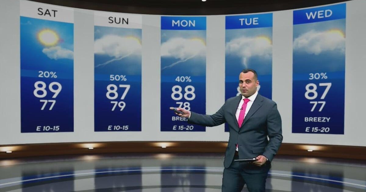 As rainy season is set to begin, the weather in South Florida will reflect that in the coming days
