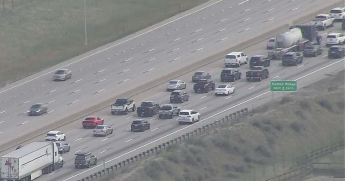 1 dead in crash in northbound lanes of I-25 in Douglas County - CBS ...