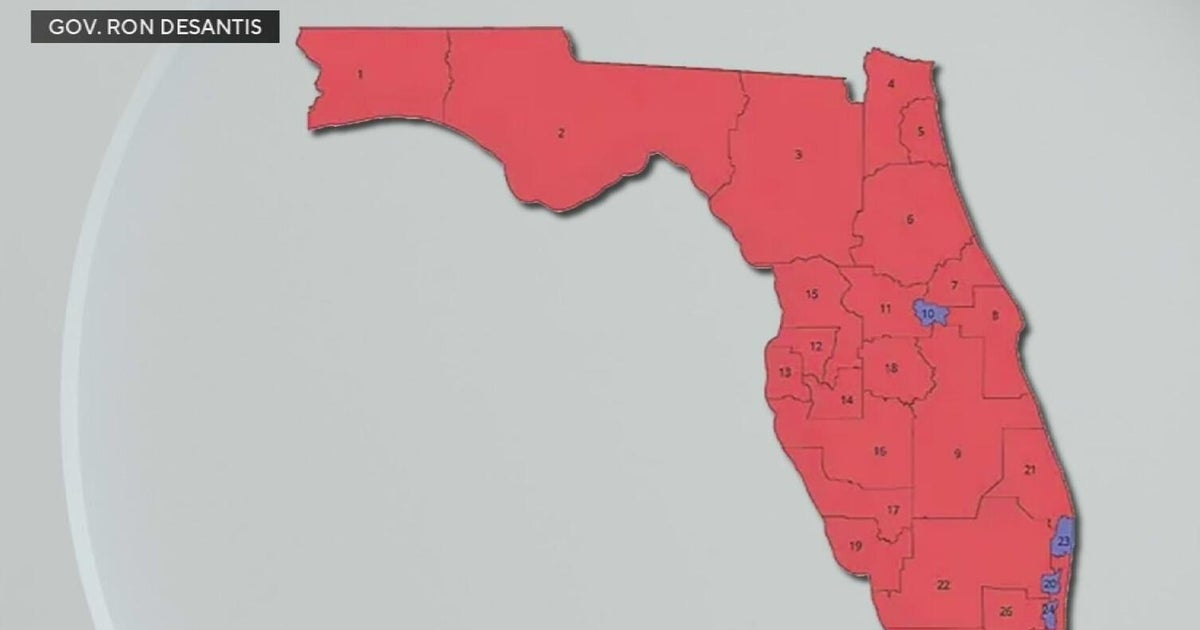 Legal battle brews over Florida’s new Congressional map – CBS Miami