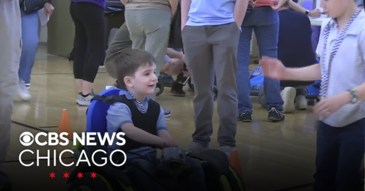 Kids with mobility challenges get custom ride-on cars - CBS Chicago