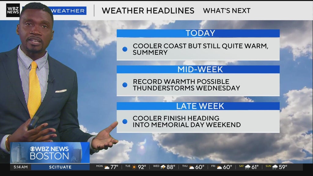 Next Weather: WBZ morning forecast for May 18, 2026