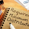 Required minimum distributions RMD phrase on the page. 