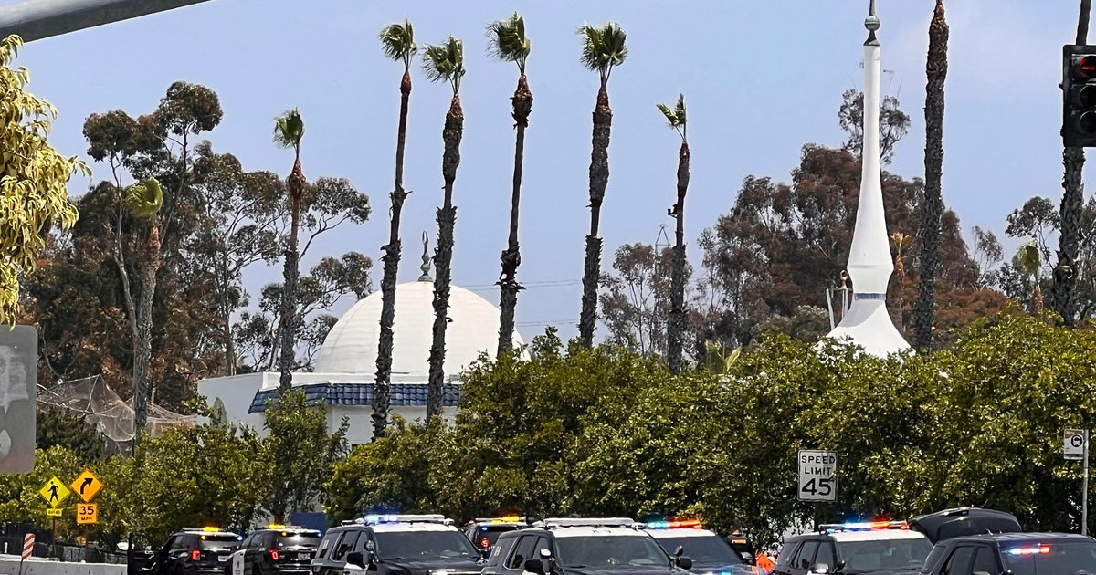 Three people were killed in a shooting at the Islamic Center of San Diego, and two suspected shooters were found dead inside a vehicle nearby, police said.
