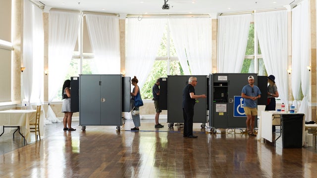 Georgians Cast Their Votes In State's Primary Midterm Elections 