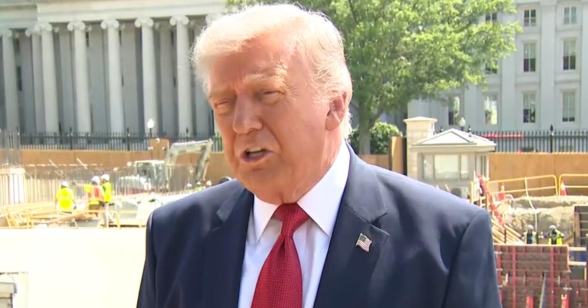 Trump gives tour of White House ballroom construction, says he was close to resuming Iran attacks