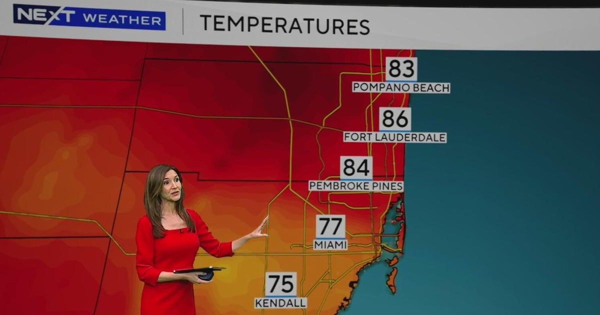 Rain chances to drop in South Florida but heat will remain - CBS Miami