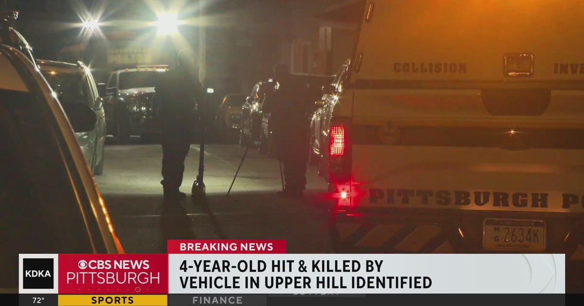4-year-old hit and killed in Pittsburgh neighborhood - CBS Pittsburgh
