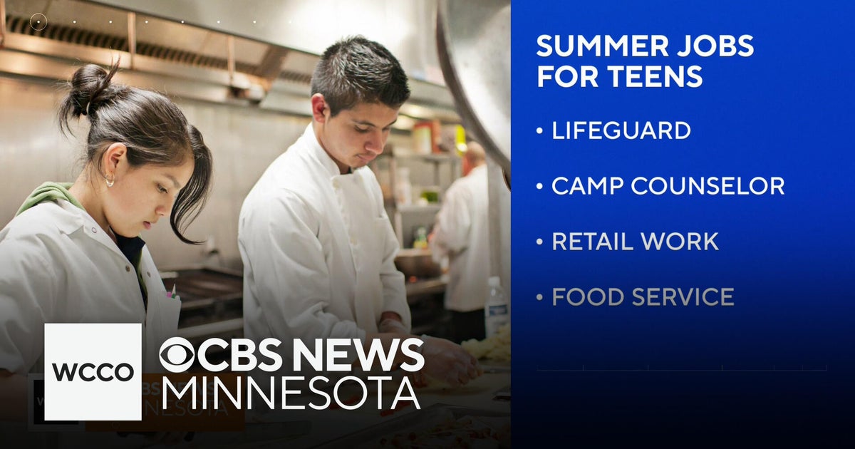 These are the summer jobs teens are seeking - CBS Minnesota