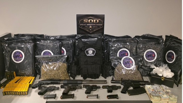 cicero guns and drugs seized