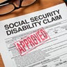 Social Security Disabilty form stamped APPROVED. 