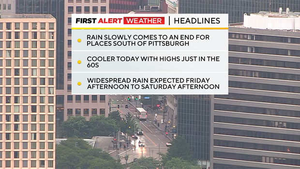 Clouds will turn into rain chances as Memorial Day Weekend in Pittsburgh approaches