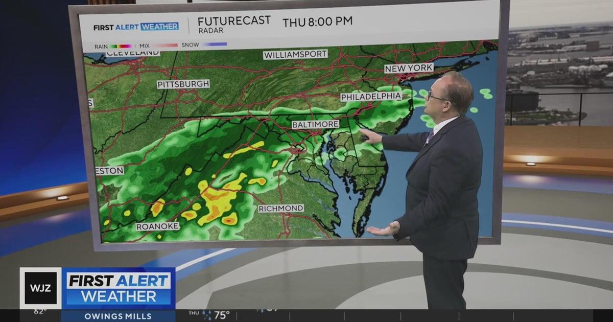 Rain storms possible for Memorial Day Weekend in Maryland - CBS Baltimore
