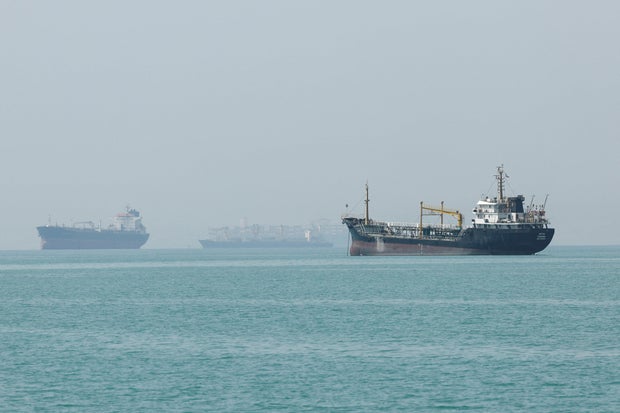 Vessels in the Strait of Hormuz 