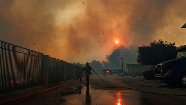Bain fire in Jurupa Valley, CA. 