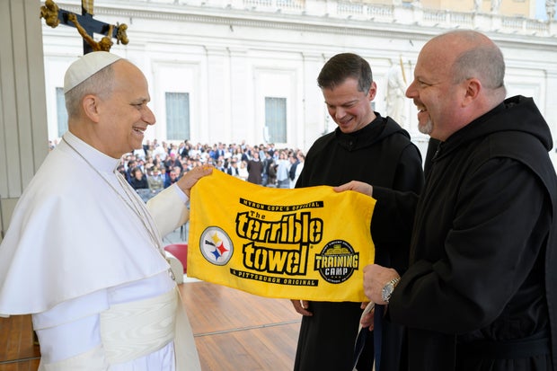 pope leo terrible towel