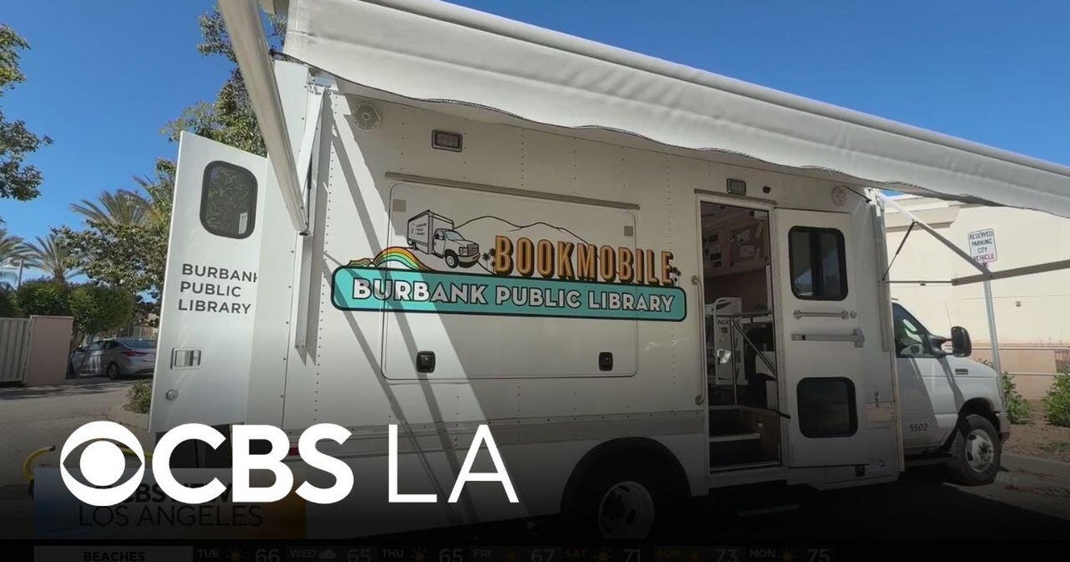 Burbank launches mobile library, offering books to the community - CBS ...