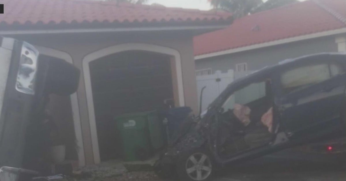 Driver crashes into NW Miami-Dade home in newly released surveillance ...