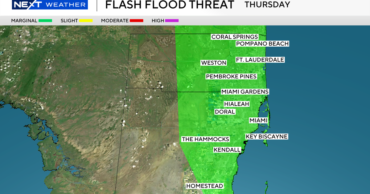 Heavy rain, thunderstorms could lead to flash flooding in South Florida ...