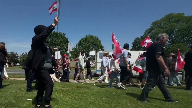Michigan Lebanese Americans march in solidarity 
