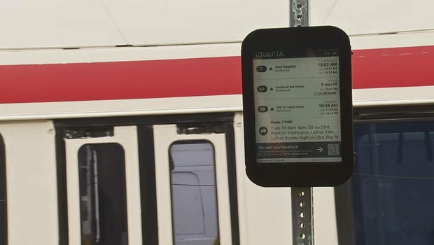 SEPTA launches 1st real-time arrival display at Philadelphia bus stop, 9 more coming across system