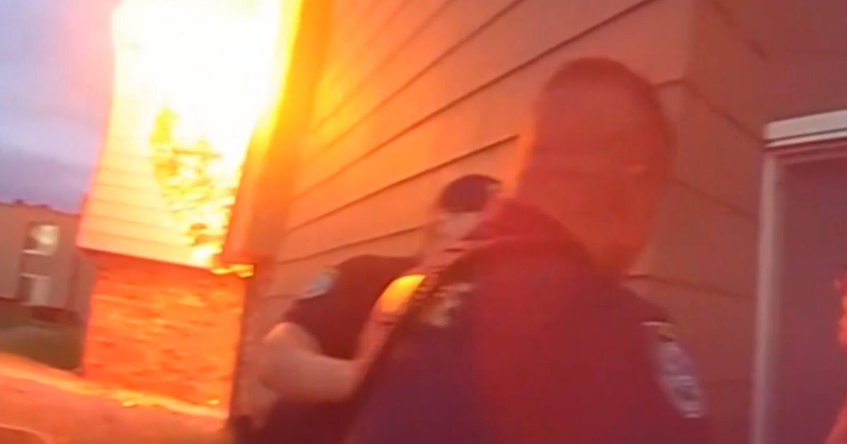 Bodycam video shows fire ripping through Oklahoma apartment complex