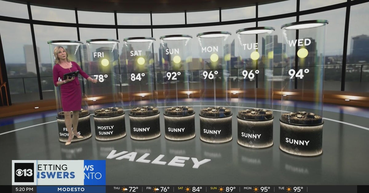 Wednesday evening weather forecast - May 27, 2026 - CBS Sacramento