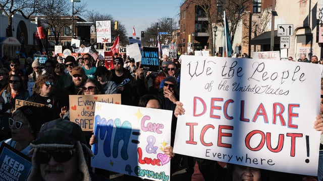 Day Out Of Democracy In Minneapolis Against ICE 