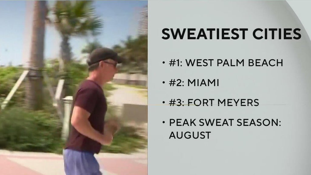 Miami ranked 2nd sweatiest city in the U.S., new data shows