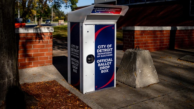 Residents Cast Ballots As Early Voting Begins In Detroit 