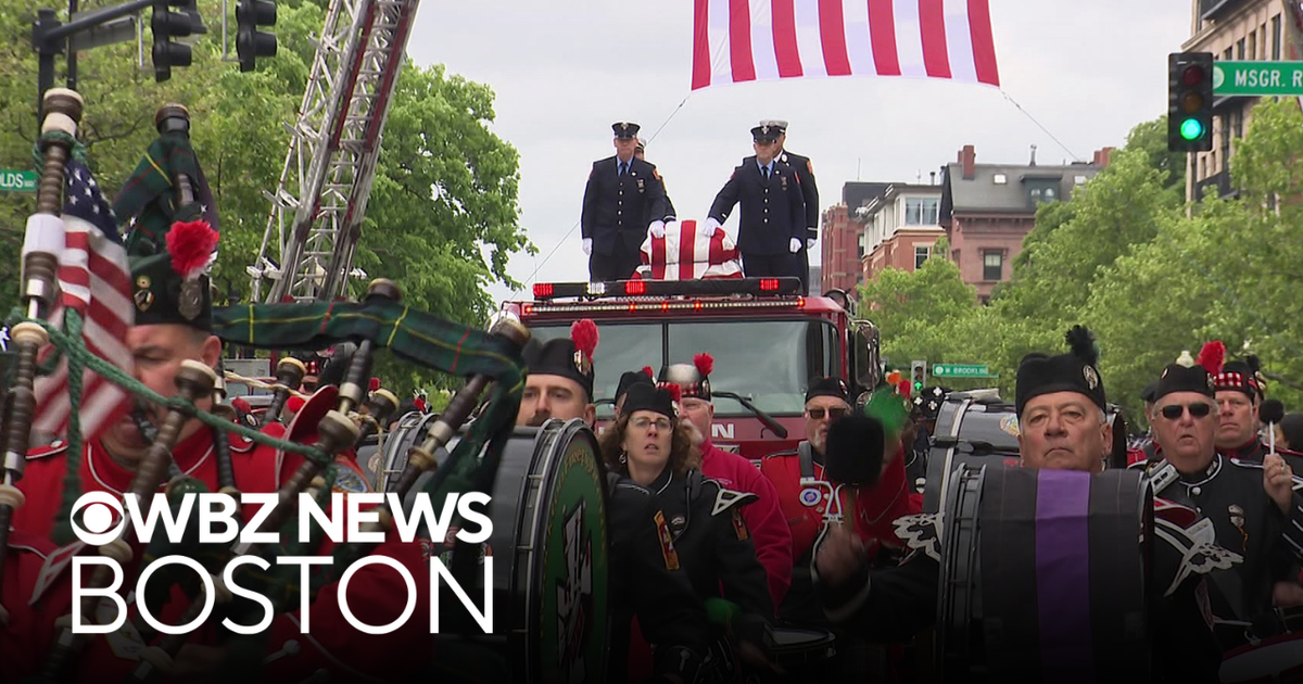 Thousands mourn fallen Boston firefighter Bobby Kilduff at funeral ...