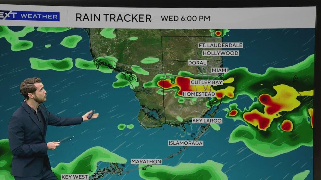 Rain chances linger in South Florida for rest of workweek but lessen heading into weekend
