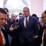 Senate Majority Leader John Thune speaks to reporters on Capitol Hill on June 3, 2026, in Washington, D.C. 