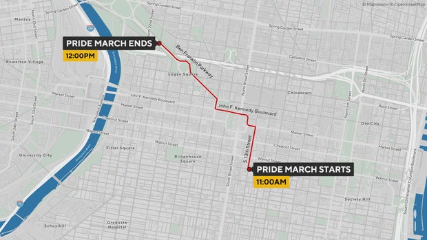 2026 Philly Pride March route 