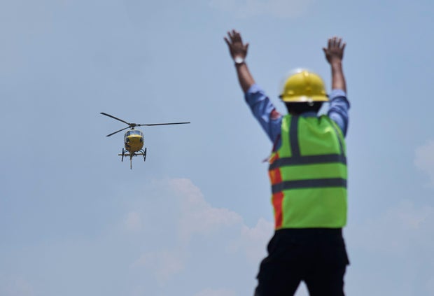 CORRECTION Nepal Everest Sherpa Rescued 