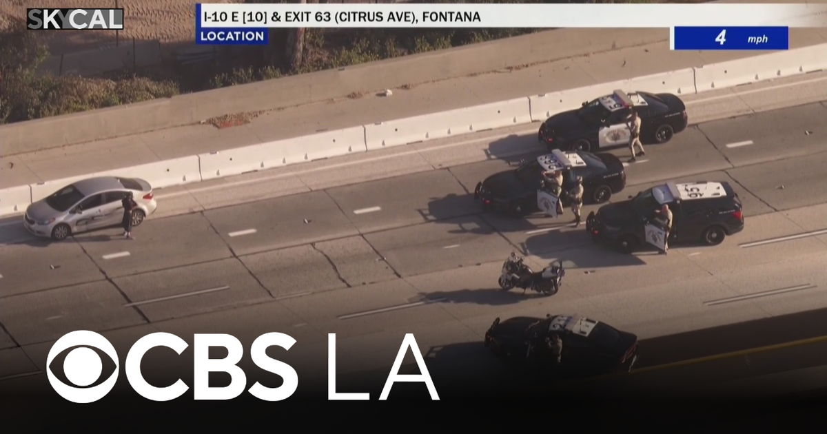 Stolen vehicle suspect surrenders after leading high-speed chase on 10 ...