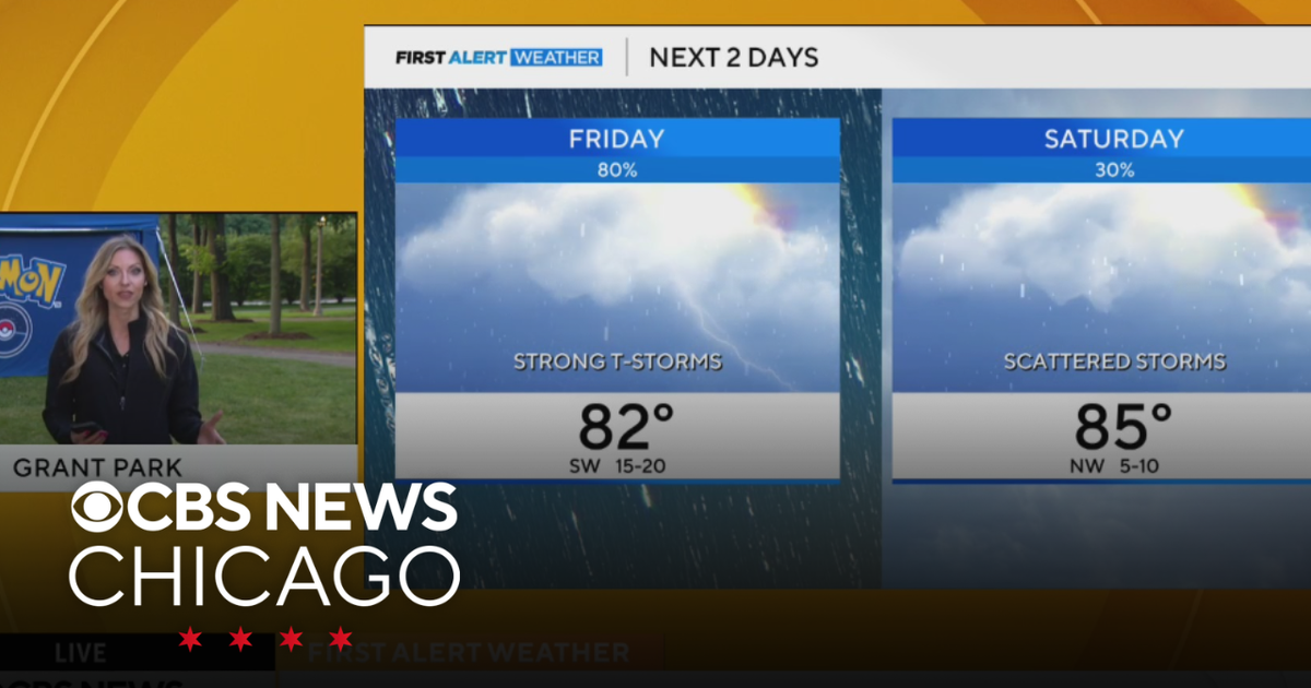 Storms moving into Chicago area - CBS Chicago