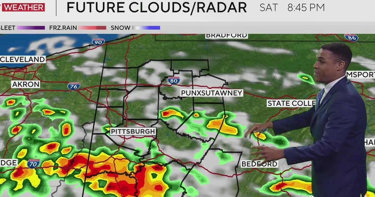 Severe storms across Pittsburgh area bring heavy rain, high winds - CBS ...