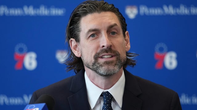 Mike Gansey speaks during a press conference 