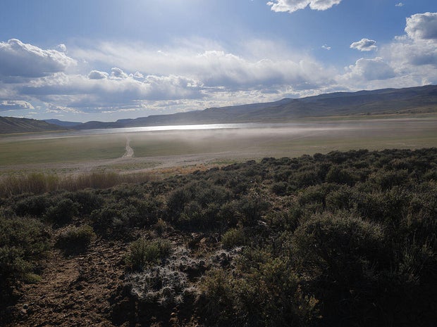 Drought at the Blue Mesa Reservoir, Colorado