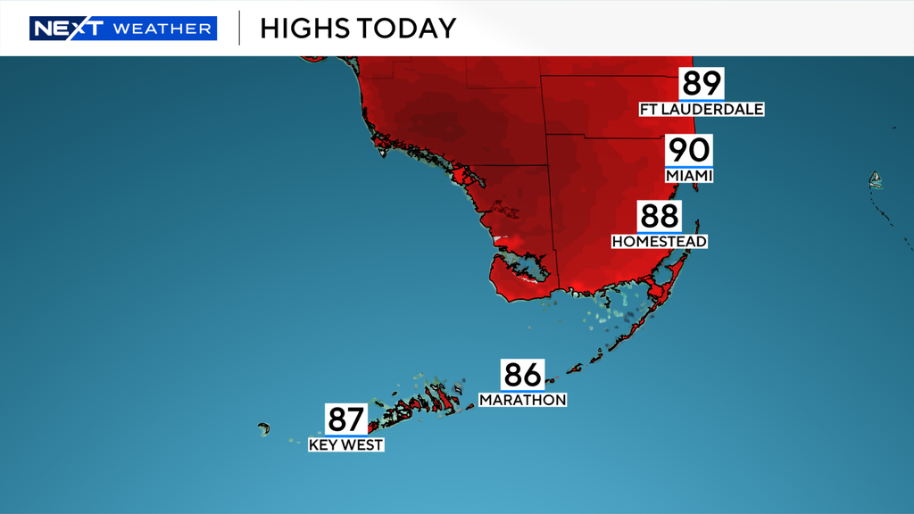 Toasty Tuesday ahead in South Florida ahead of rising rain, thunderstorms chances this week