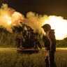 Ukrainian soldiers fire artillery at Russian positions in the Donetsk Oblast, Ukraine, May 31, 2026. 