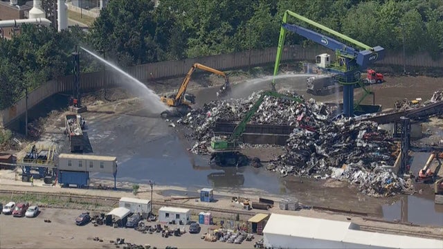 EMR scrap yard fire 