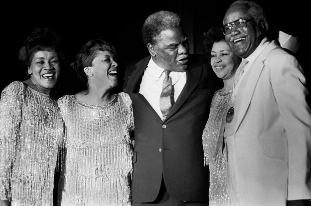 Mayor Washington & The Staples Singers At The Petrillo Bandshell