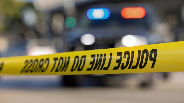 Cordon Tape and Abstracted Police Car 