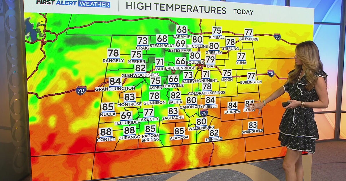 A welcome cooldown across Colorado but the heat builds again by Friday ...