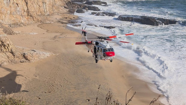 Santa Cruz County beach rescue