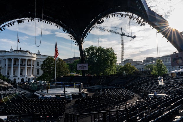 APTOPIX UFC Freedom 250 Trump 