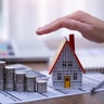 Real estate investment and loan, mortgage and refinance concept. 